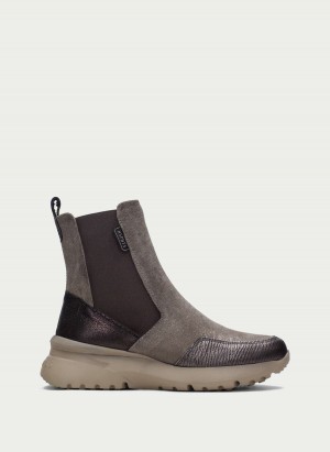 Hispanitas Polinesia レディース Sport Ankle Boots グレー ブラウン | BQR3898EH